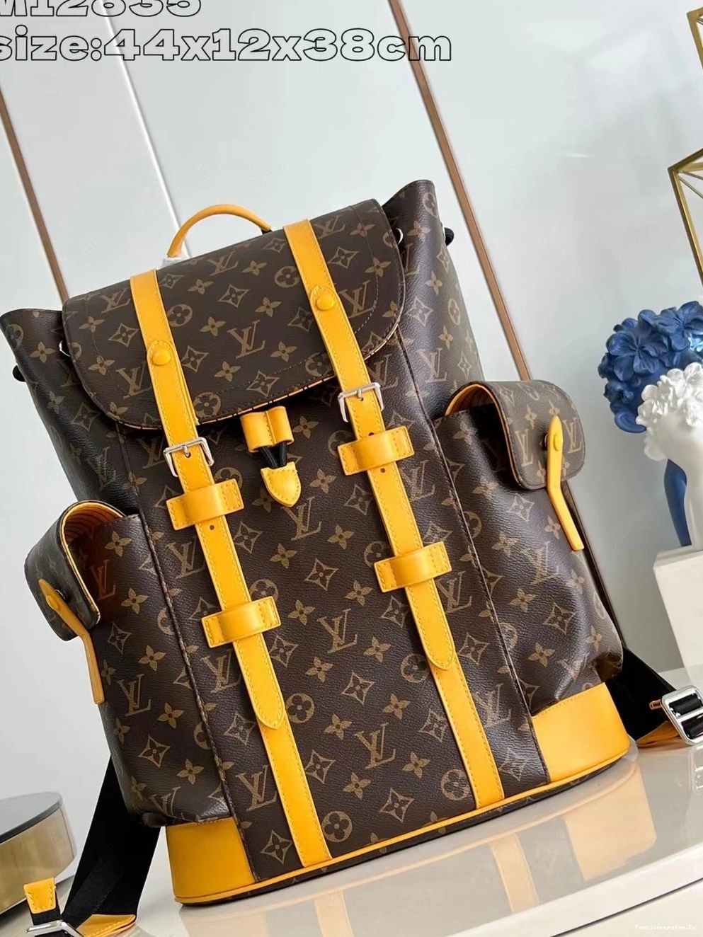 FS CHEAP Backpack Louis Christopher Vuitton MM-38*44*12.5CM 0810